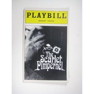 The Scarlet Pimpernel Minskoff Theatre Playbill June 1998 Terrance Mann Sills